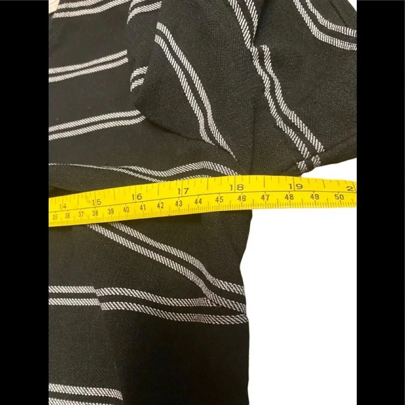 Loft Ann Taylor Striped Ruffle Sleeve Dress - Picture 9 of 10